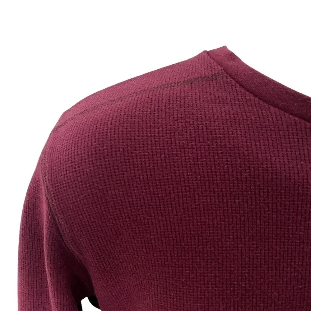 BANANA REPUBLIC Maroon Long Sleeve Shirt Men M Medium - Comfy!